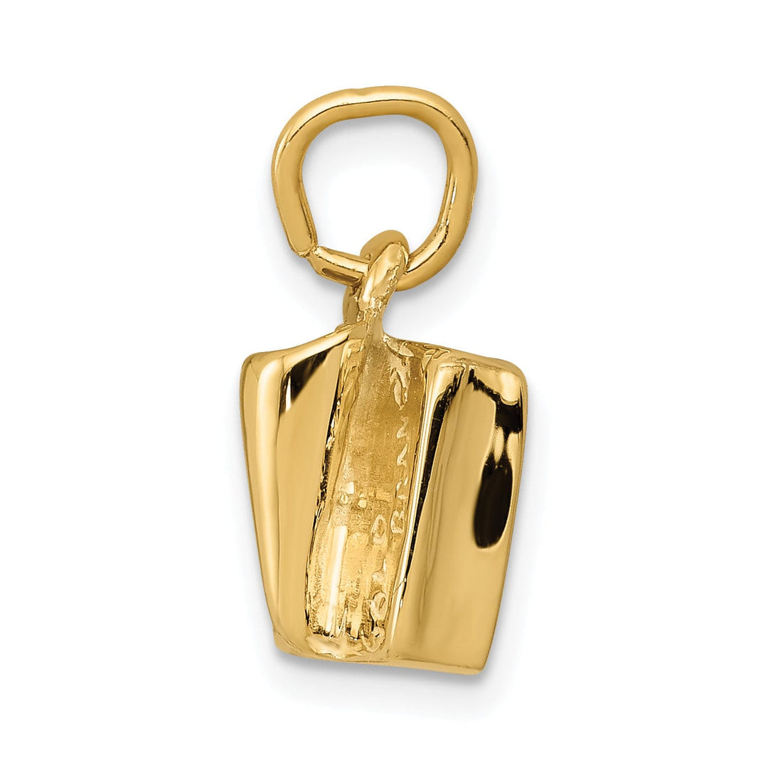 Lovely Rita's Pendants & Charms 14K Yellow Gold Polished Finish Moveable 3-D Sardine Can Pendant