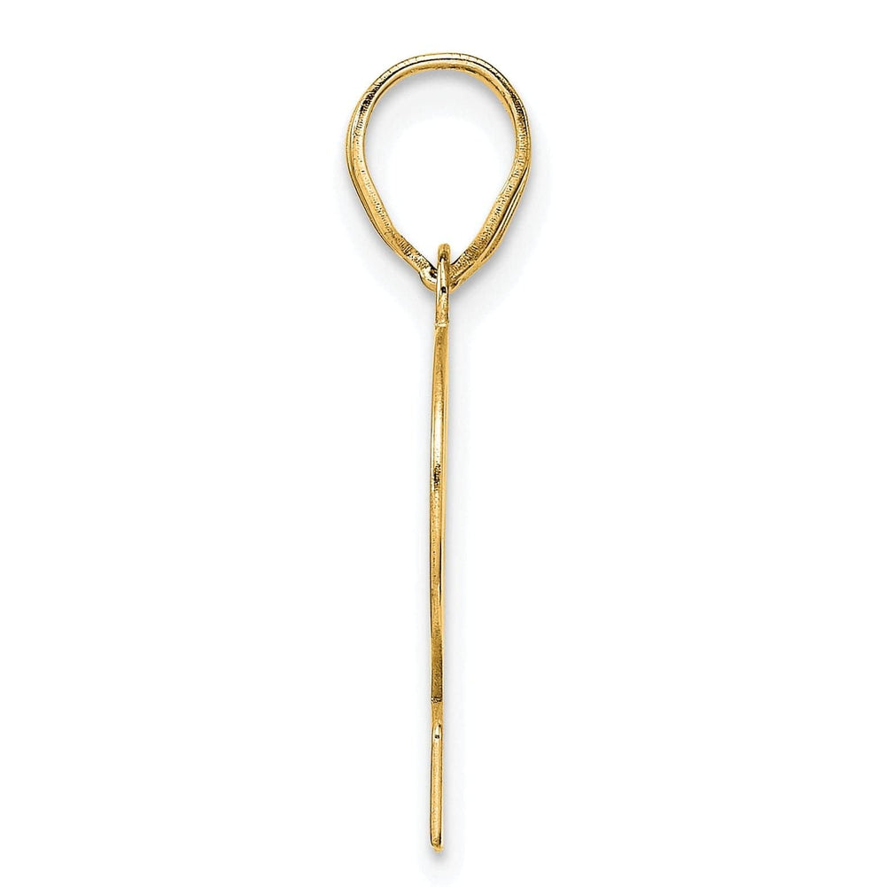 Lovely Rita's Pendants & Charms 14k Yellow Gold Polished Finish Number 12 Charm Pendant