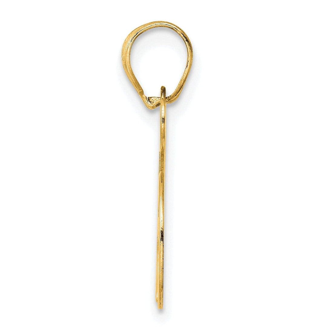 Lovely Rita's Pendants & Charms 14k Yellow Gold Polished Finish Number 15 Charm Pendant