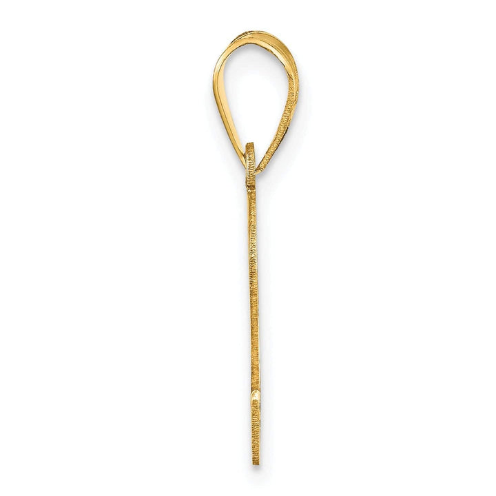 Lovely Rita's Pendants & Charms 14k Yellow Gold Polished Finish Number 2 Charm Pendant