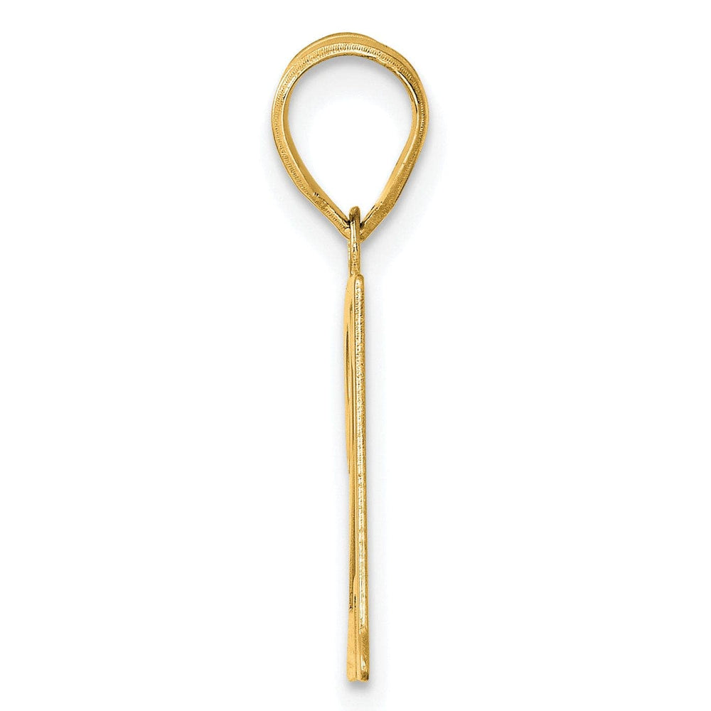 Lovely Rita's Pendants & Charms 14k Yellow Gold Polished Finish Number 21 Charm Pendant