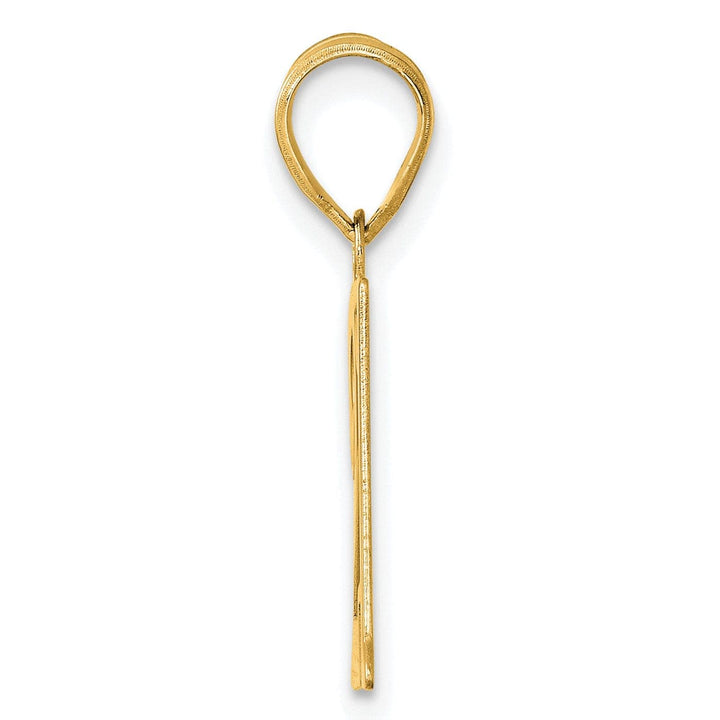 Lovely Rita's Pendants & Charms 14k Yellow Gold Polished Finish Number 21 Charm Pendant
