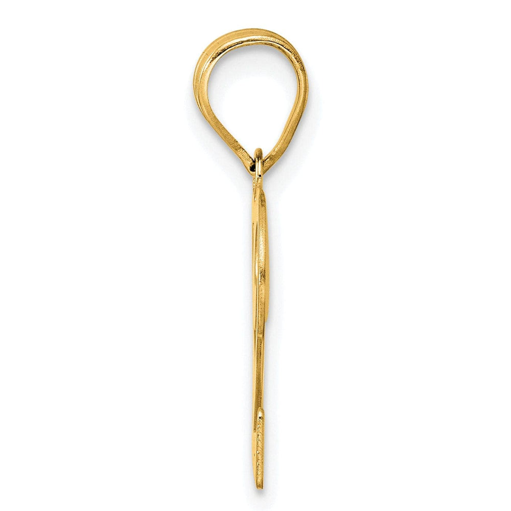 Lovely Rita's Pendants & Charms 14k Yellow Gold Polished Finish Number 22 Charm Pendant