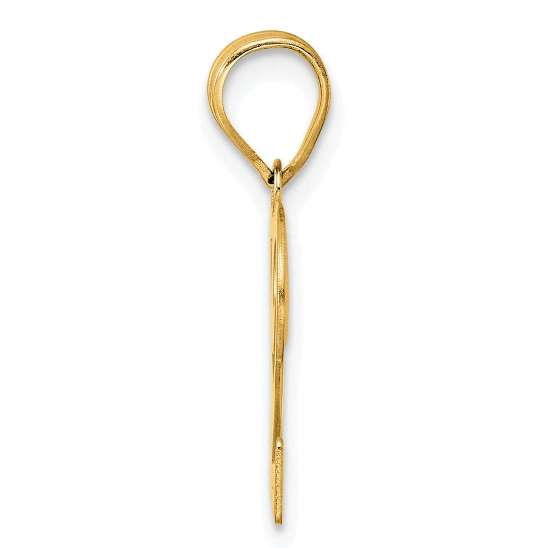 Lovely Rita's Pendants & Charms 14k Yellow Gold Polished Finish Number 22 Charm Pendant