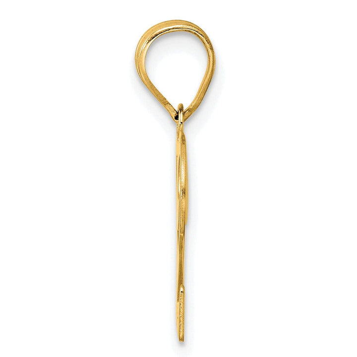 Lovely Rita's Pendants & Charms 14k Yellow Gold Polished Finish Number 22 Charm Pendant