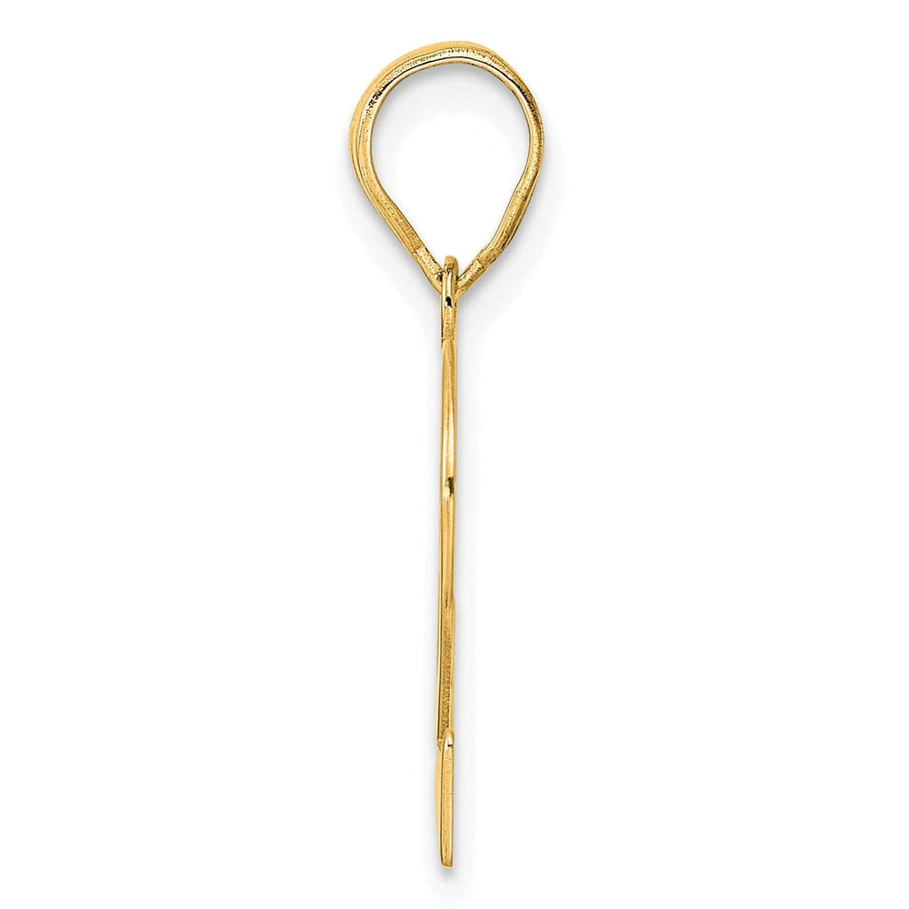 Lovely Rita's Pendants & Charms 14k Yellow Gold Polished Finish Number 32 Charm Pendant