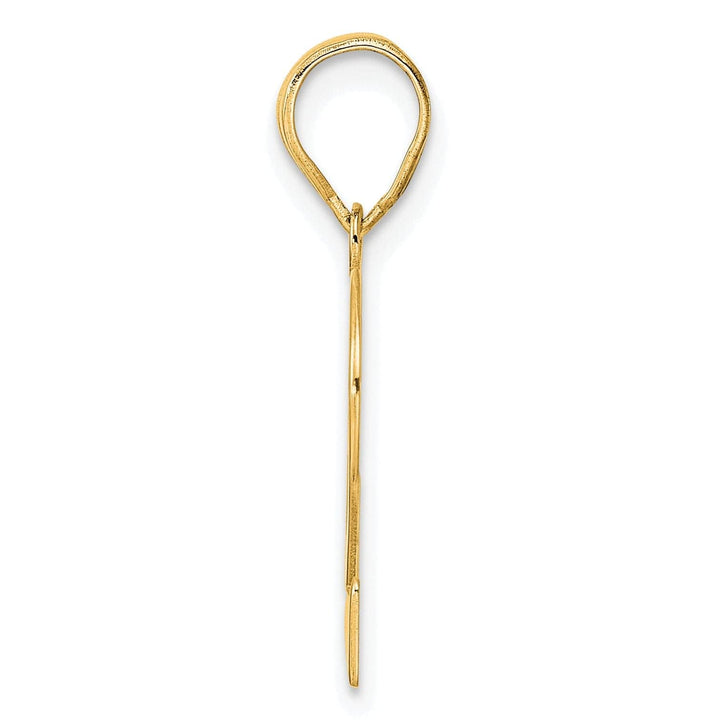 Lovely Rita's Pendants & Charms 14k Yellow Gold Polished Finish Number 32 Charm Pendant