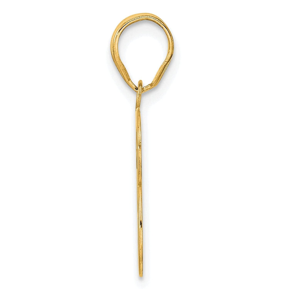 Lovely Rita's Pendants & Charms 14k Yellow Gold Polished Finish Number 33 Charm Pendant