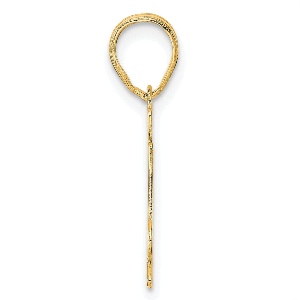 Lovely Rita's Pendants & Charms 14k Yellow Gold Polished Finish Number 34 Charm Pendant