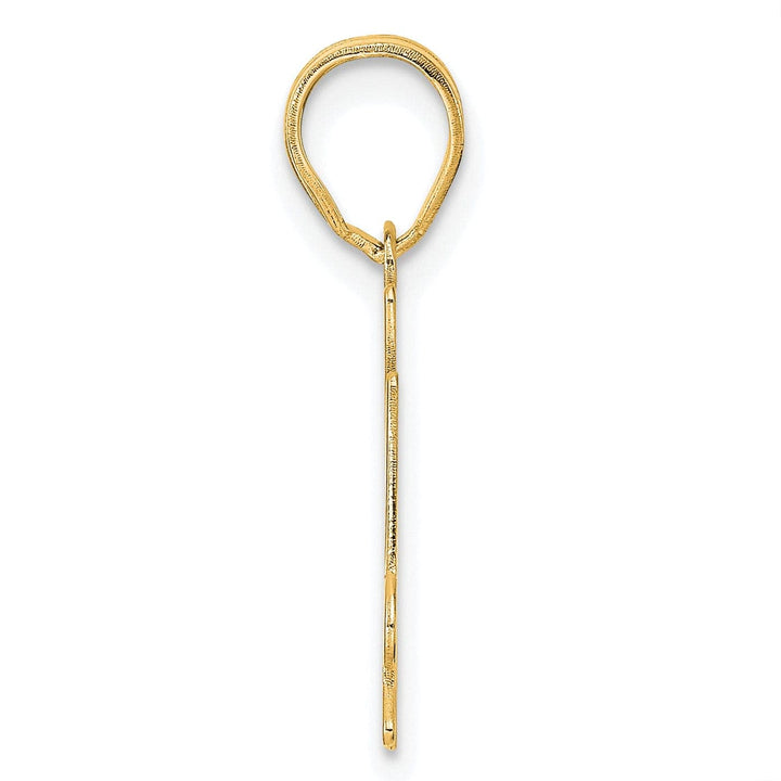 Lovely Rita's Pendants & Charms 14k Yellow Gold Polished Finish Number 34 Charm Pendant
