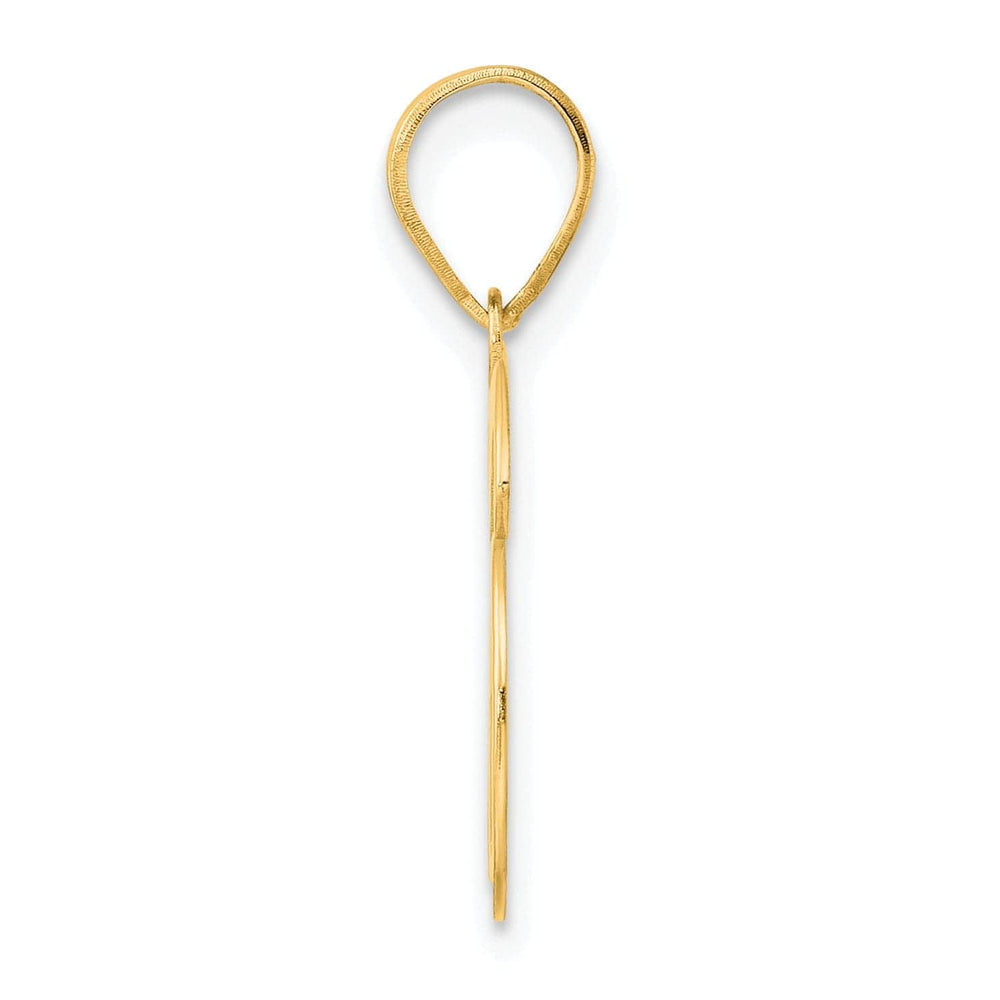 Lovely Rita's Pendants & Charms 14k Yellow Gold Polished Finish Number 36 Charm Pendant