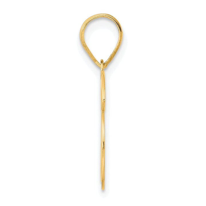 Lovely Rita's Pendants & Charms 14k Yellow Gold Polished Finish Number 36 Charm Pendant