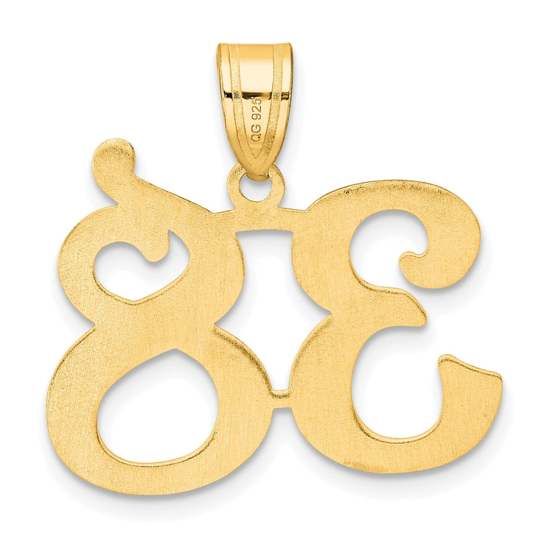 Lovely Rita's Pendants & Charms 14k Yellow Gold Polished Finish Number 38 Charm Pendant