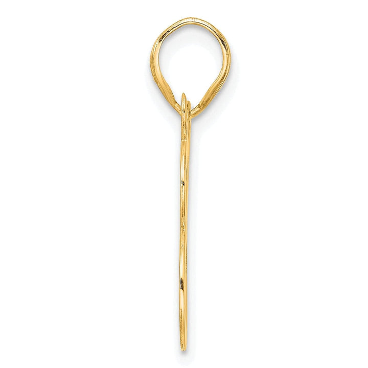 Lovely Rita's Pendants & Charms 14k Yellow Gold Polished Finish Number 38 Charm Pendant
