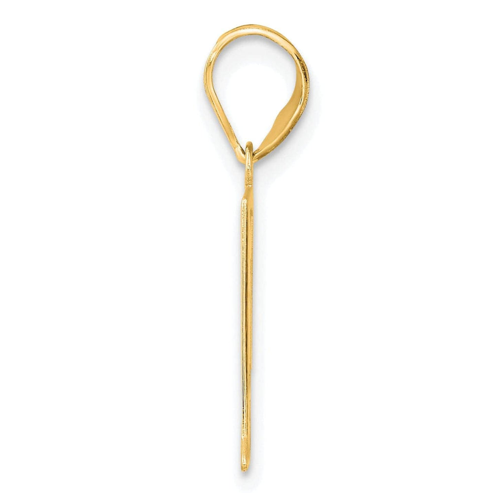 Lovely Rita's Pendants & Charms 14k Yellow Gold Polished Finish Number 41 Charm Pendant