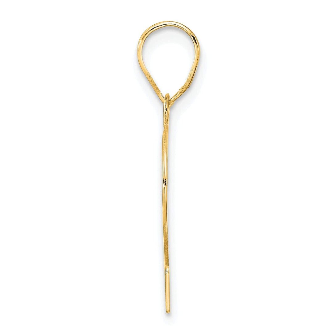 Lovely Rita's Pendants & Charms 14k Yellow Gold Polished Finish Number 42 Charm Pendant