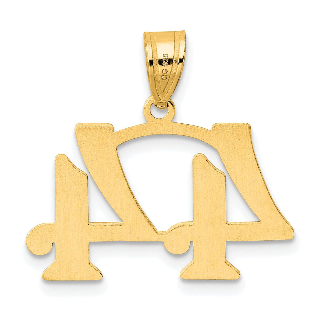 Lovely Rita's Pendants & Charms 14k Yellow Gold Polished Finish Number 44 Charm Pendant