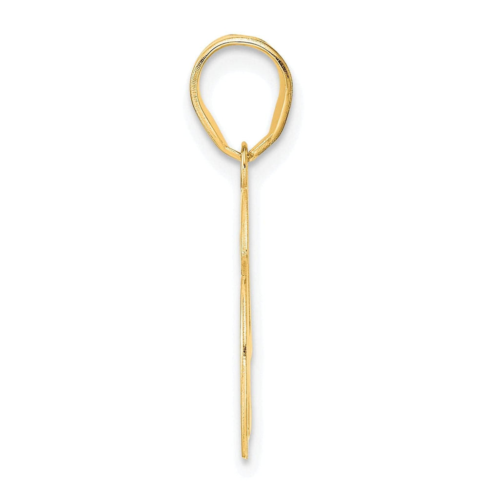 Lovely Rita's Pendants & Charms 14k Yellow Gold Polished Finish Number 46 Charm Pendant