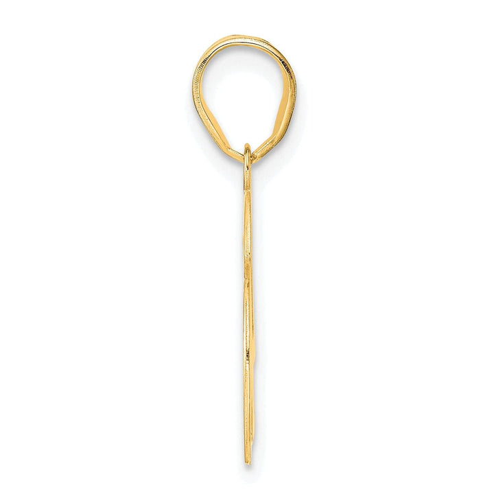 Lovely Rita's Pendants & Charms 14k Yellow Gold Polished Finish Number 46 Charm Pendant