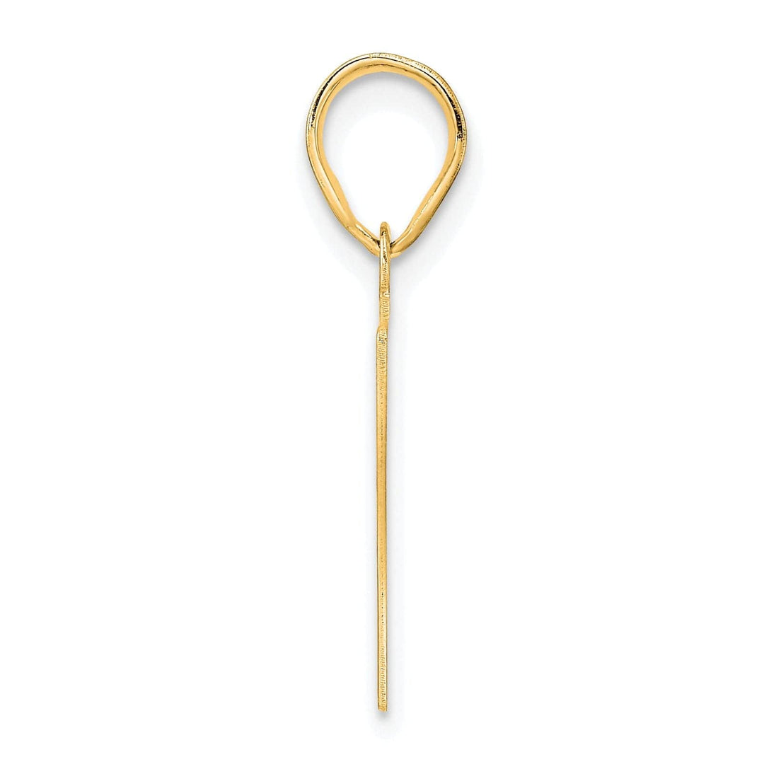 Lovely Rita's Pendants & Charms 14k Yellow Gold Polished Finish Number 47 Charm Pendant