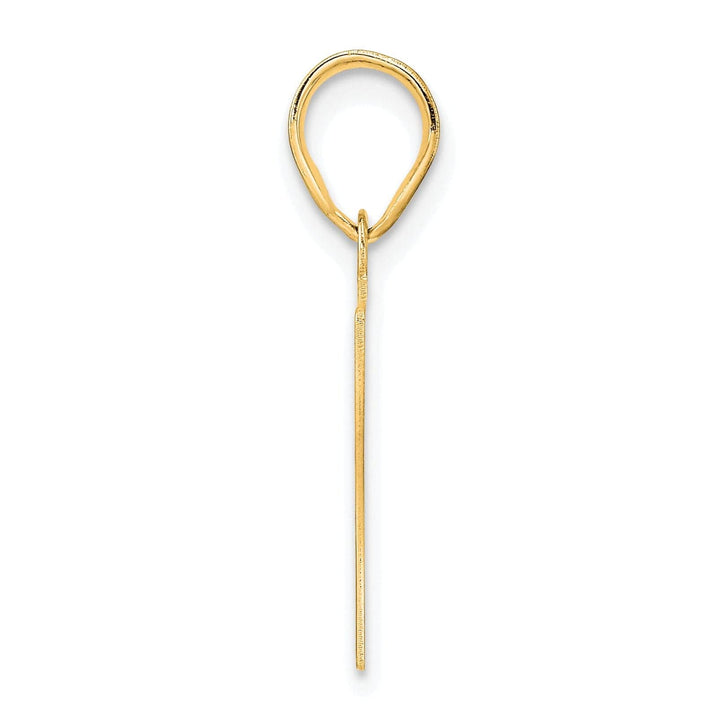 Lovely Rita's Pendants & Charms 14k Yellow Gold Polished Finish Number 47 Charm Pendant