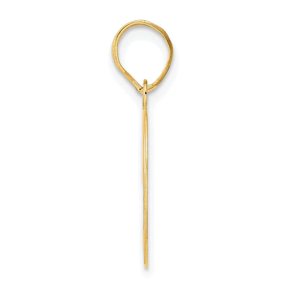 Lovely Rita's Pendants & Charms 14k Yellow Gold Polished Finish Number 49 Charm Pendant