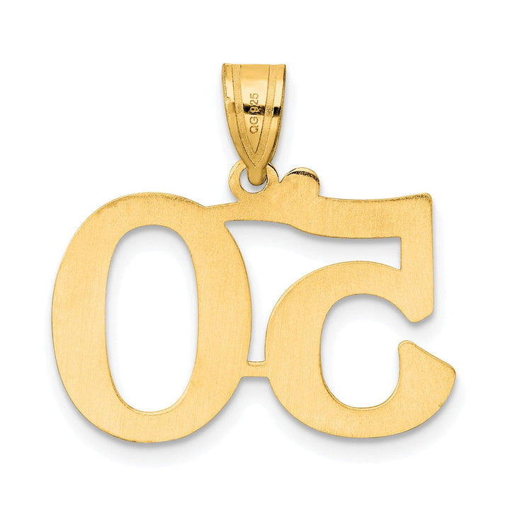 Lovely Rita's Pendants & Charms 14k Yellow Gold Polished Finish Number 50 Charm Pendant