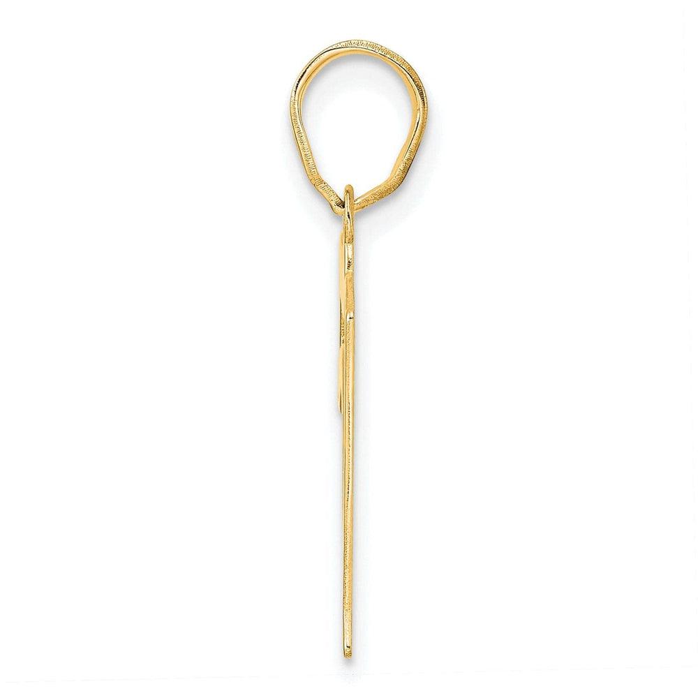 Lovely Rita's Pendants & Charms 14k Yellow Gold Polished Finish Number 51 Charm Pendant