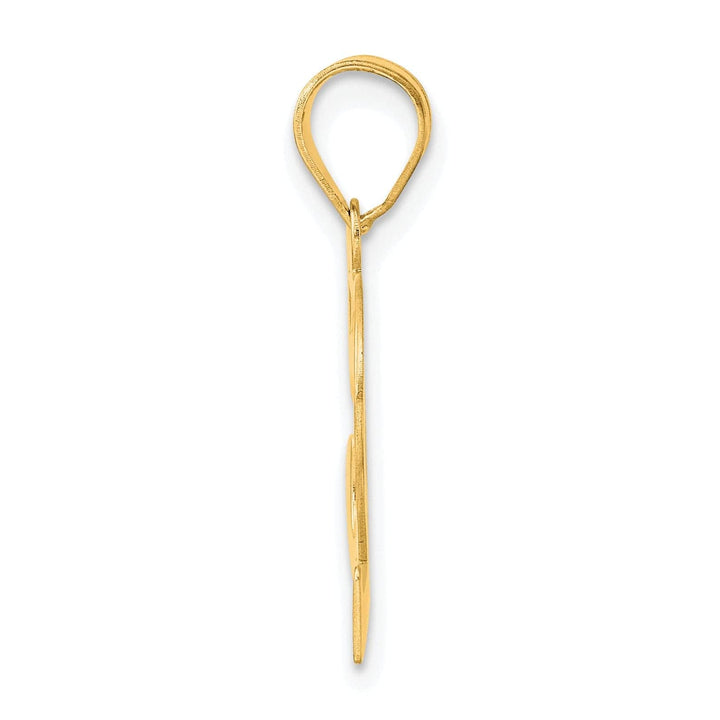 Lovely Rita's Pendants & Charms 14k Yellow Gold Polished Finish Number 52 Charm Pendant