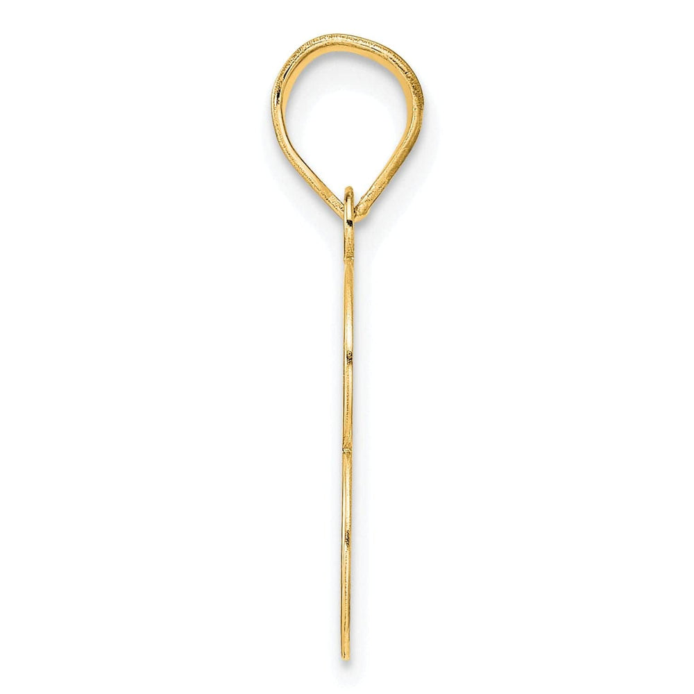 Lovely Rita's Pendants & Charms 14k Yellow Gold Polished Finish Number 53 Charm Pendant