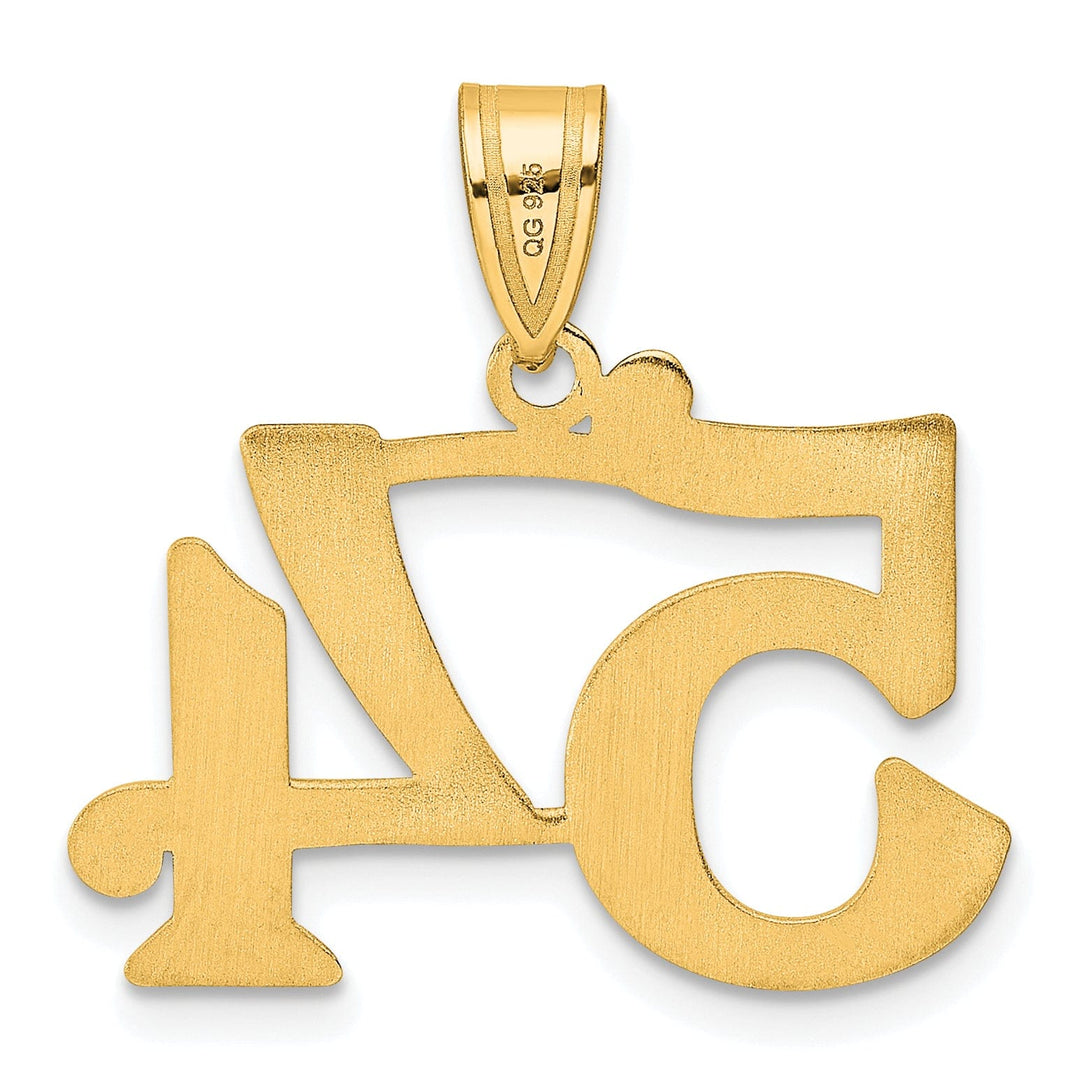 Lovely Rita's Pendants & Charms 14k Yellow Gold Polished Finish Number 54 Charm Pendant