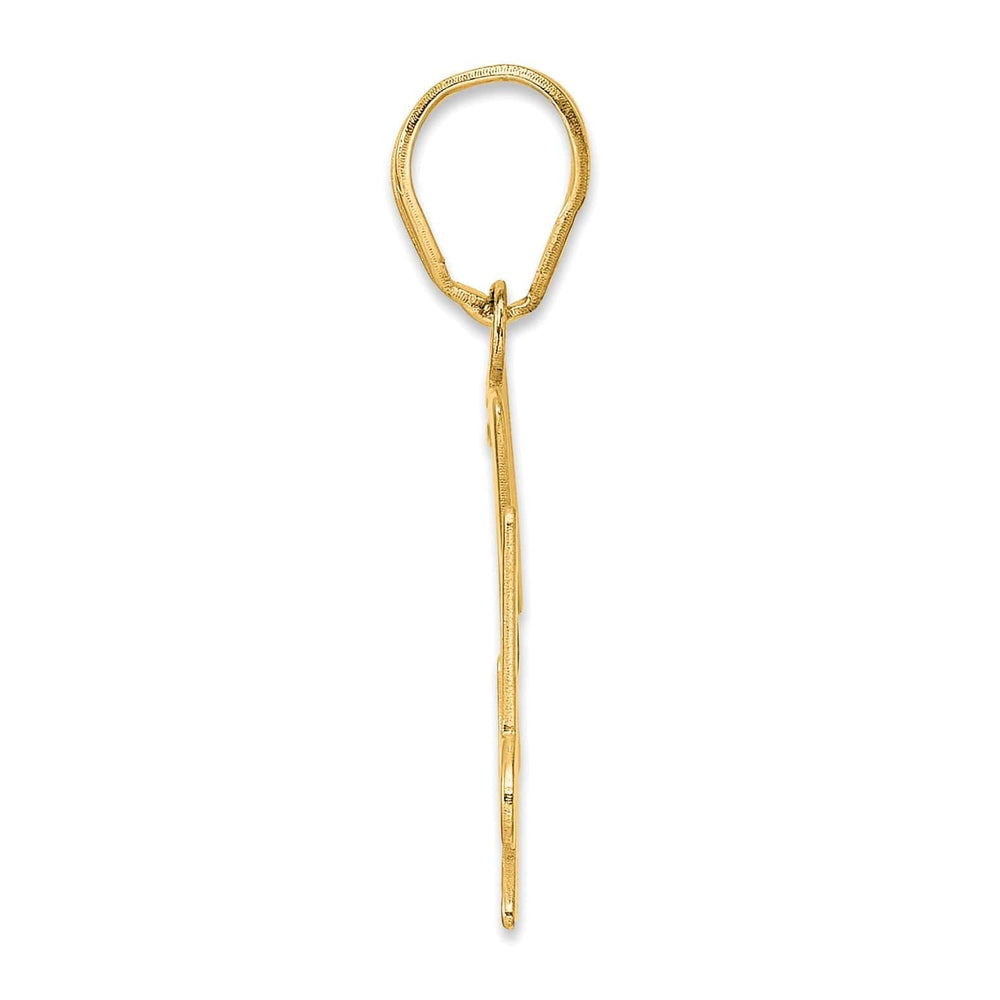 Lovely Rita's Pendants & Charms 14k Yellow Gold Polished Finish Number 54 Charm Pendant