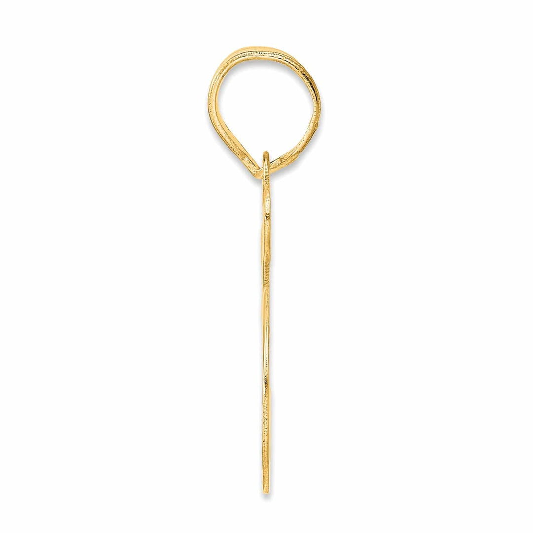 Lovely Rita's Pendants & Charms 14k Yellow Gold Polished Finish Number 55 Charm Pendant