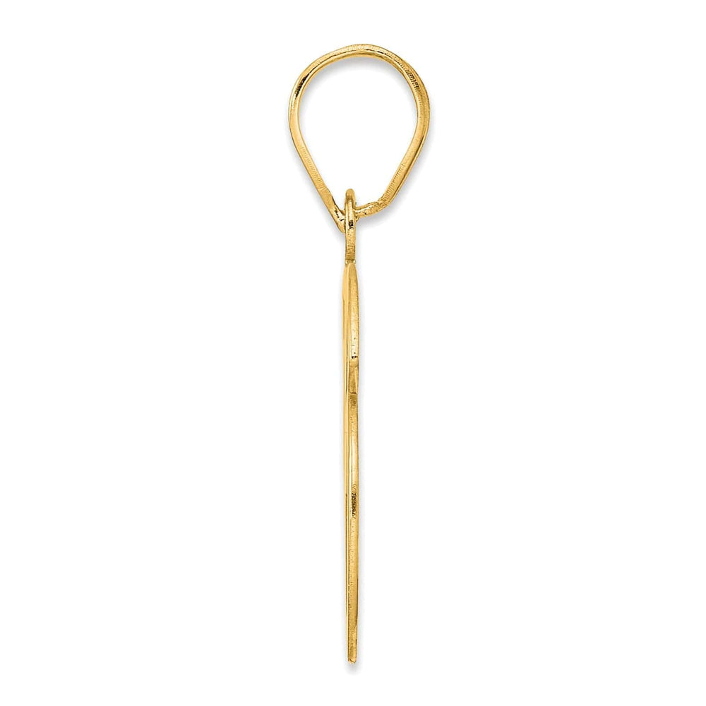 Lovely Rita's Pendants & Charms 14k Yellow Gold Polished Finish Number 56 Charm Pendant
