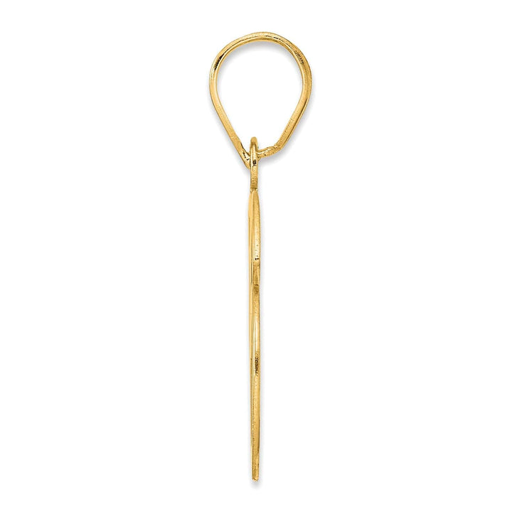 Lovely Rita's Pendants & Charms 14k Yellow Gold Polished Finish Number 56 Charm Pendant