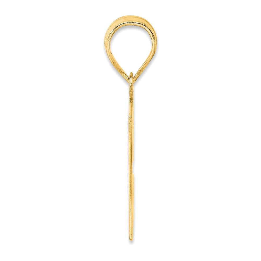 Lovely Rita's Pendants & Charms 14k Yellow Gold Polished Finish Number 57 Charm Pendant