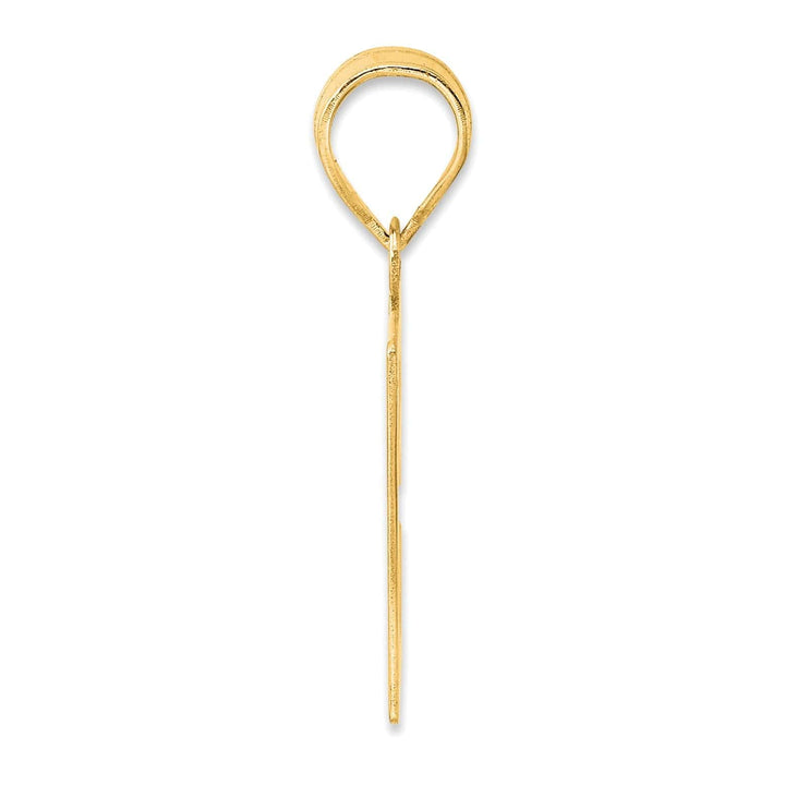 Lovely Rita's Pendants & Charms 14k Yellow Gold Polished Finish Number 57 Charm Pendant