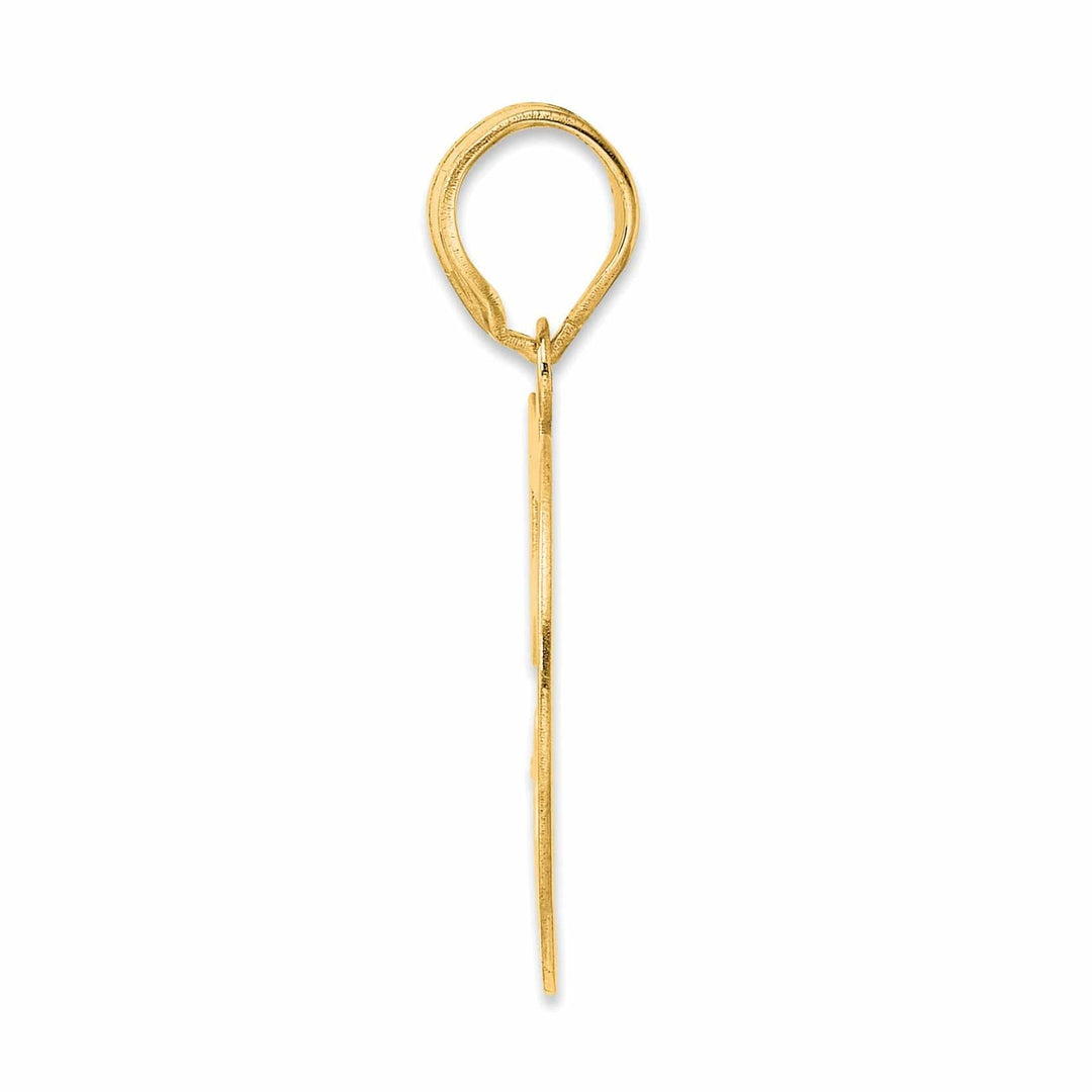 Lovely Rita's Pendants & Charms 14k Yellow Gold Polished Finish Number 59 Charm Pendant