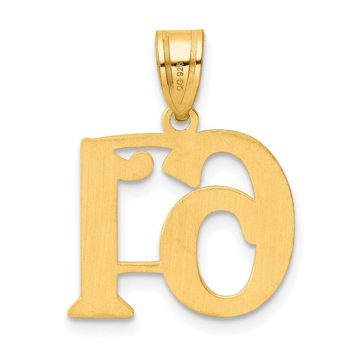 Lovely Rita's Pendants & Charms 14k Yellow Gold Polished Finish Number 61 Charm Pendant