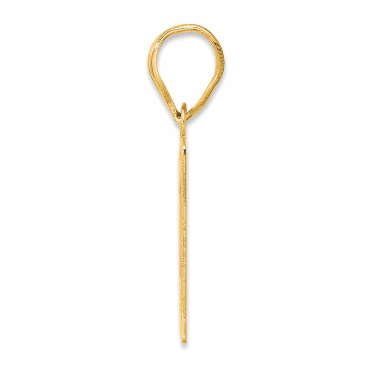 Lovely Rita's Pendants & Charms 14k Yellow Gold Polished Finish Number 61 Charm Pendant