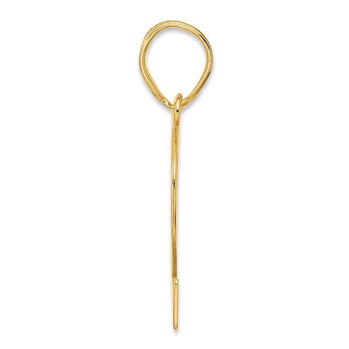 Lovely Rita's Pendants & Charms 14k Yellow Gold Polished Finish Number 62 Charm Pendant
