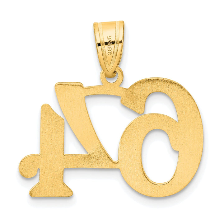 Lovely Rita's Pendants & Charms 14k Yellow Gold Polished Finish Number 64 Charm Pendant