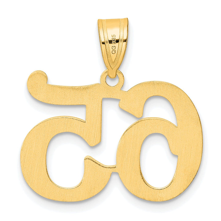 Lovely Rita's Pendants & Charms 14k Yellow Gold Polished Finish Number 65 Charm Pendant