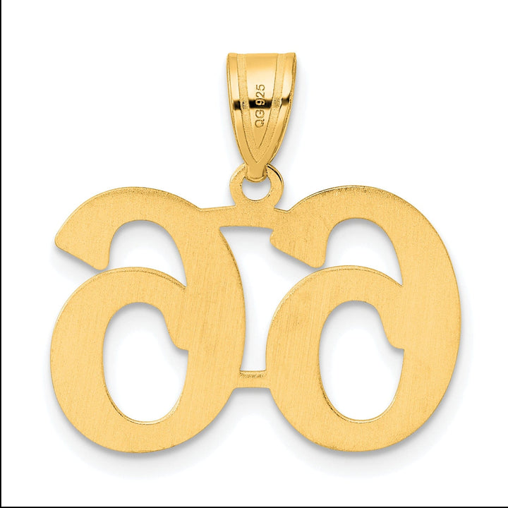 Lovely Rita's Pendants & Charms 14k Yellow Gold Polished Finish Number 66 Charm Pendant