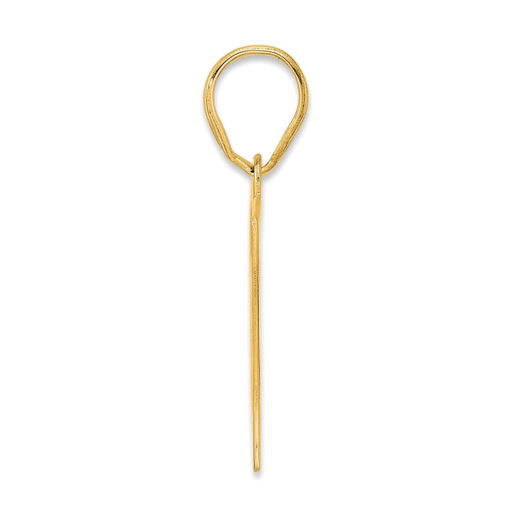 Lovely Rita's Pendants & Charms 14k Yellow Gold Polished Finish Number 67 Charm Pendant