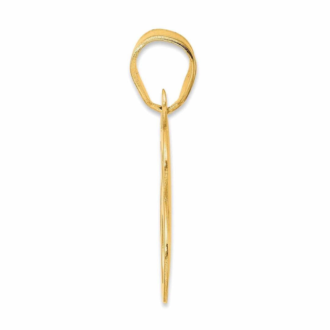 Lovely Rita's Pendants & Charms 14k Yellow Gold Polished Finish Number 68 Charm Pendant