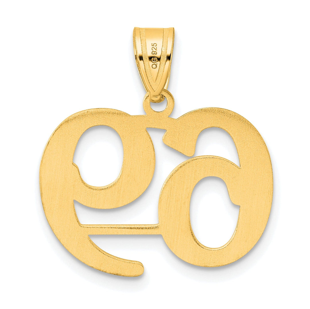 Lovely Rita's Pendants & Charms 14k Yellow Gold Polished Finish Number 69 Charm Pendant