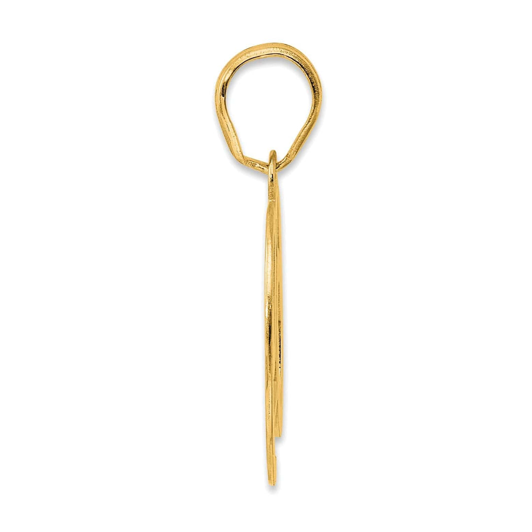 Lovely Rita's Pendants & Charms 14k Yellow Gold Polished Finish Number 69 Charm Pendant