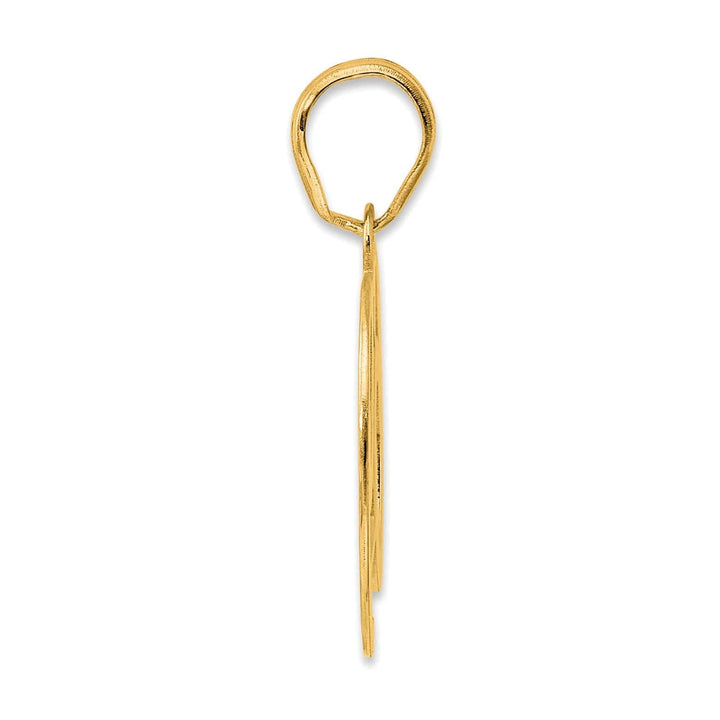 Lovely Rita's Pendants & Charms 14k Yellow Gold Polished Finish Number 69 Charm Pendant