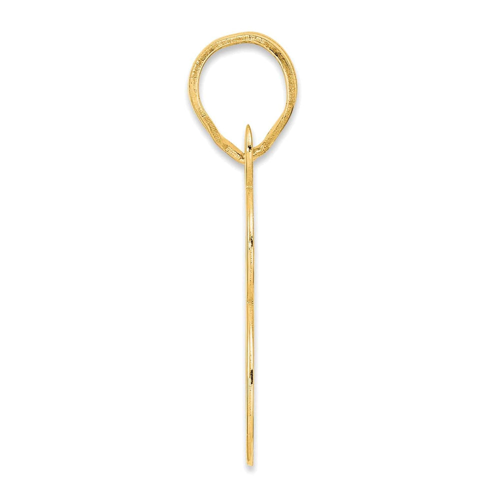 Lovely Rita's Pendants & Charms 14k Yellow Gold Polished Finish Number 78 Charm Pendant